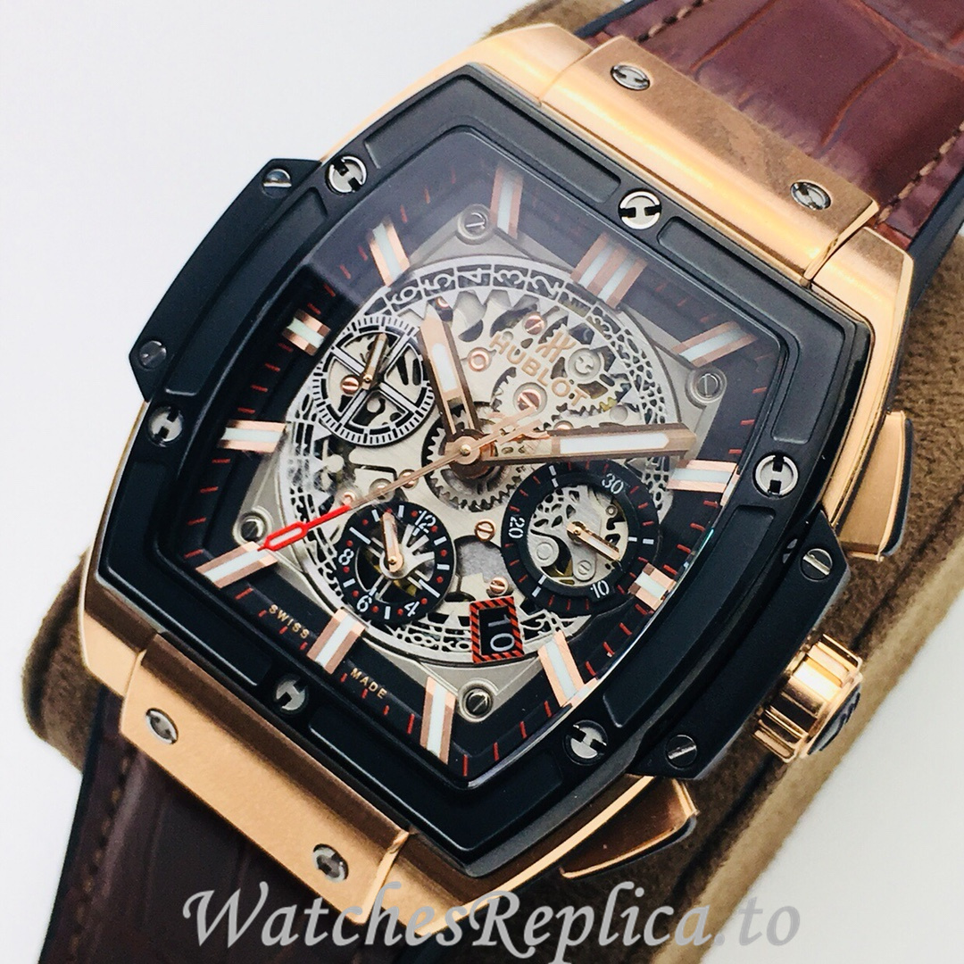 Hublot Replica SPIRIT OF BIG BANG Leather strap 42MM