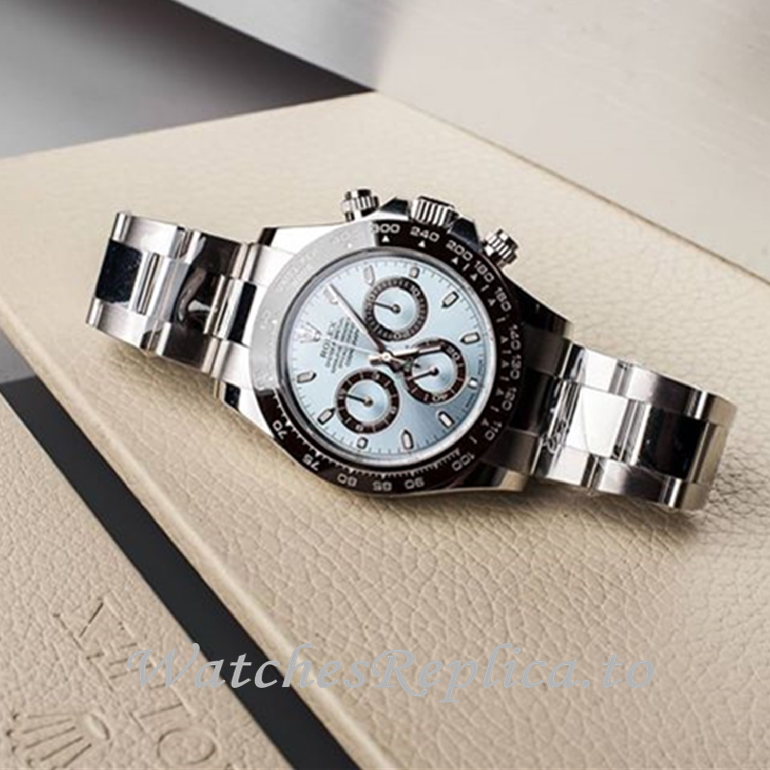 Rolex Daytona Ice Blue Dial Platinum Watch 116506 40MM - WatchesReplica.to