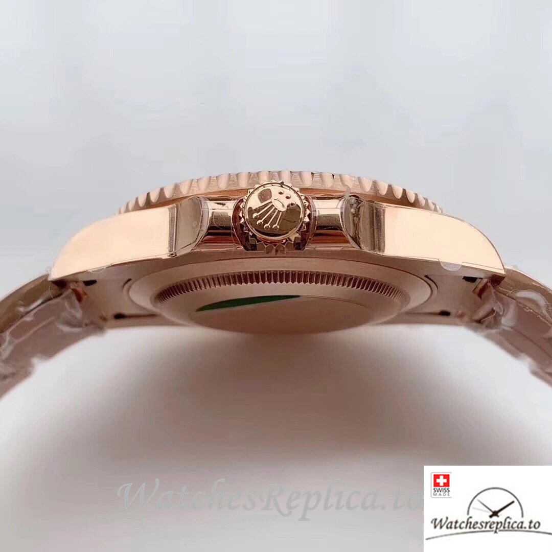 Swiss Rolex GMT-Master Replica 126715 Rose Gold strap 40MM