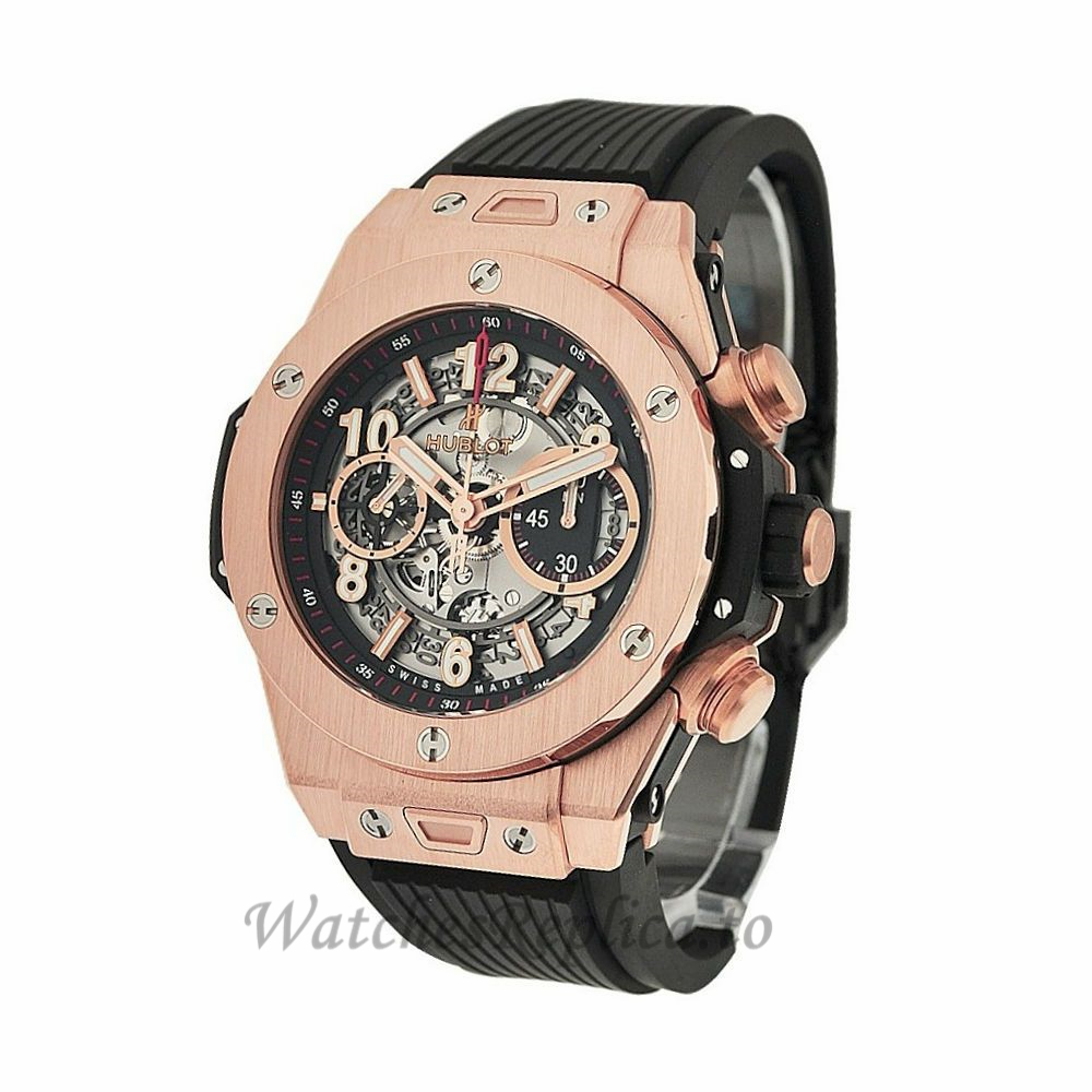 Replica Hublot Big Bang Automatic Unico King Gold Rose Gold Automatic 48MM Watch 411.OX.1180.RX - Replica Watches Shop