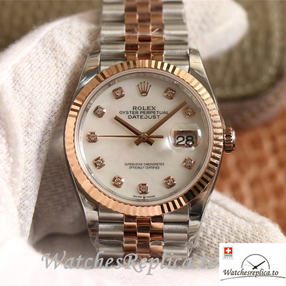 Swiss Rolex Datejust Replica 126233 Stainless steel strap 36MM - Replica Watches Shop