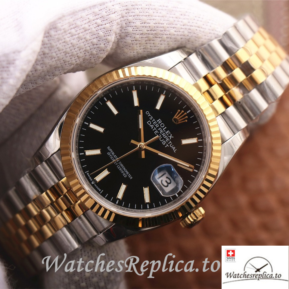 Swiss Rolex Datejust Replica 126233 Stainless steel strap 36MM - Replica Watches Shop