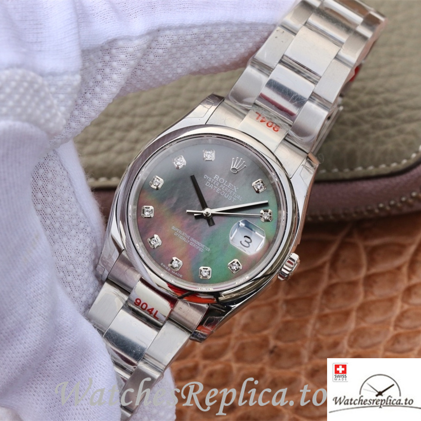 Swiss Rolex Datejust Replica 116200 Stainless steel strap 36MM - Replica Watches Shop