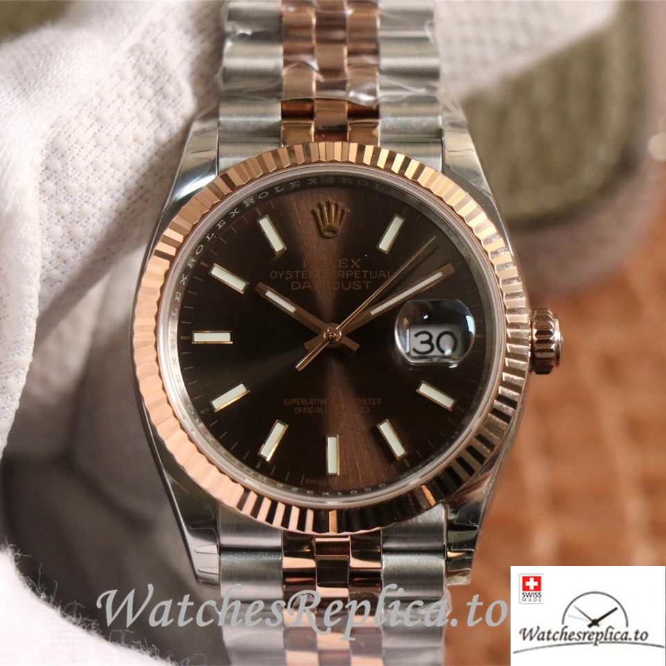 Swiss Rolex Datejust Replica 126233 Stainless steel strap 36MM - Replica Watches Shop
