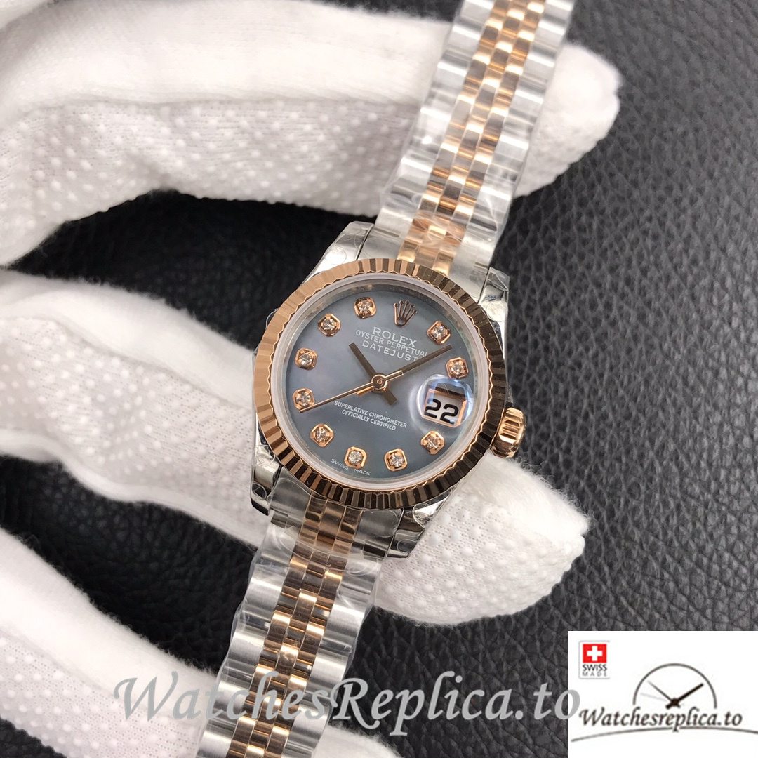 Swiss Rolex Datejust Replica Stainless steel strap 26MM Mother of pearl Dial - Replica Watches Shop