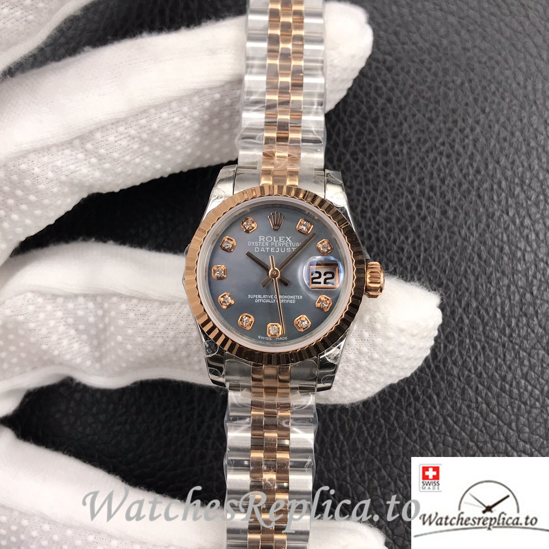 Swiss Rolex Datejust Replica Stainless steel strap 26MM Mother of pearl Dial - Replica Watches Shop
