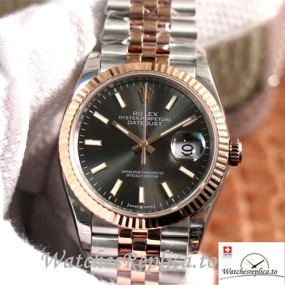 Swiss Rolex Datejust Replica 126233 Stainless steel strap 36MM - Replica Watches Shop
