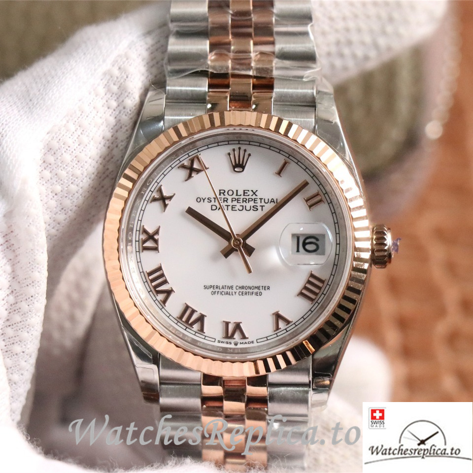 Swiss Rolex Datejust Replica 126233 Stainless steel strap 36MM - Replica Watches Shop