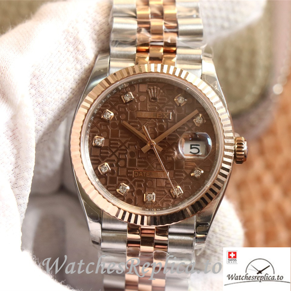 Swiss Rolex Datejust Replica 126233 Stainless steel strap 36MM - Replica Watches Shop