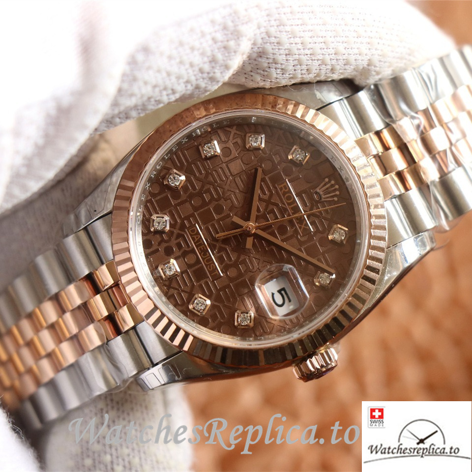 Swiss Rolex Datejust Replica 126233 Stainless steel strap 36MM - Replica Watches Shop