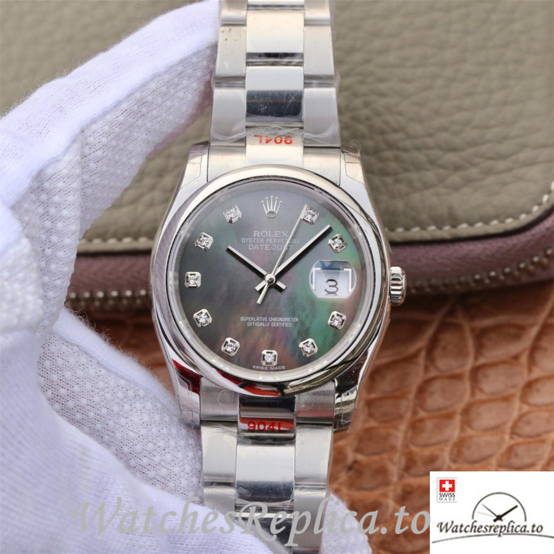 Swiss Rolex Datejust Replica 116200 Stainless steel strap 36MM - Replica Watches Shop