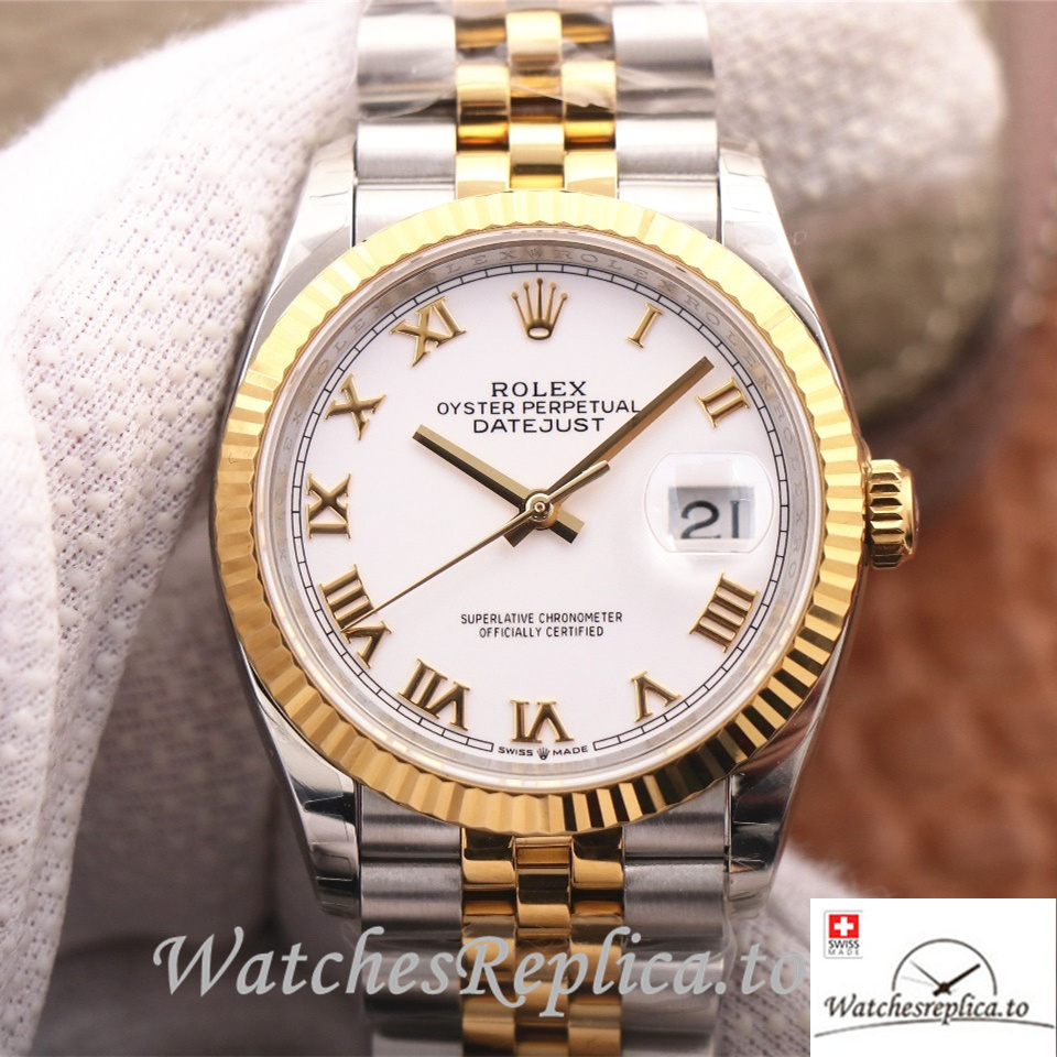 Swiss Rolex Datejust Replica 126233 Stainless steel strap 36MM - Replica Watches Shop