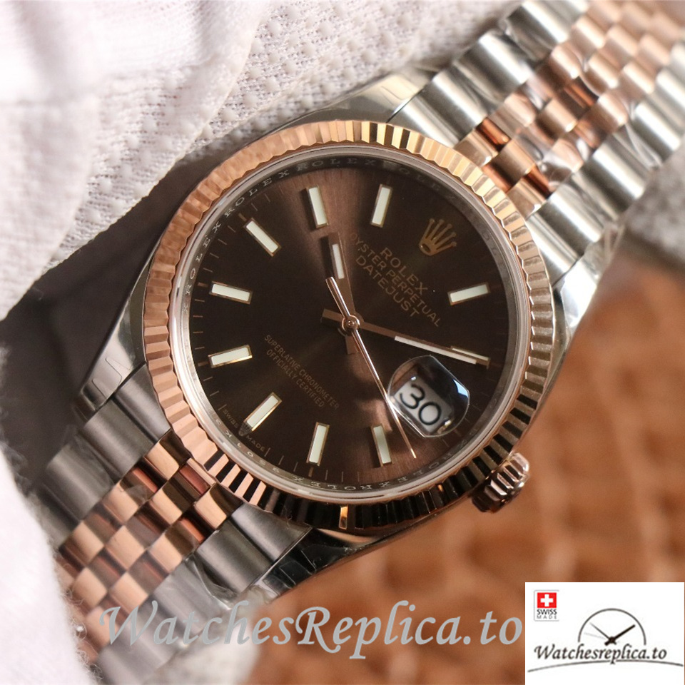 Swiss Rolex Datejust Replica 126233 Stainless steel strap 36MM - Replica Watches Shop