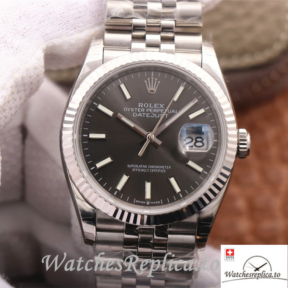 Swiss Rolex Datejust Replica 126233 Stainless steel strap 36MM - Replica Watches Shop